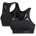 Women's adidas Black Idaho State Bengals Alphaskin Bra