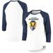 Women's Under Armour Navy/White Las Vegas Aviators Three-Quarter Sleeve Baseball T-Shirt