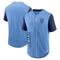 Maillot de baseball Fanatics bleu clair New York City FC Balance Fashion pour hommes - Homme Taille: XL