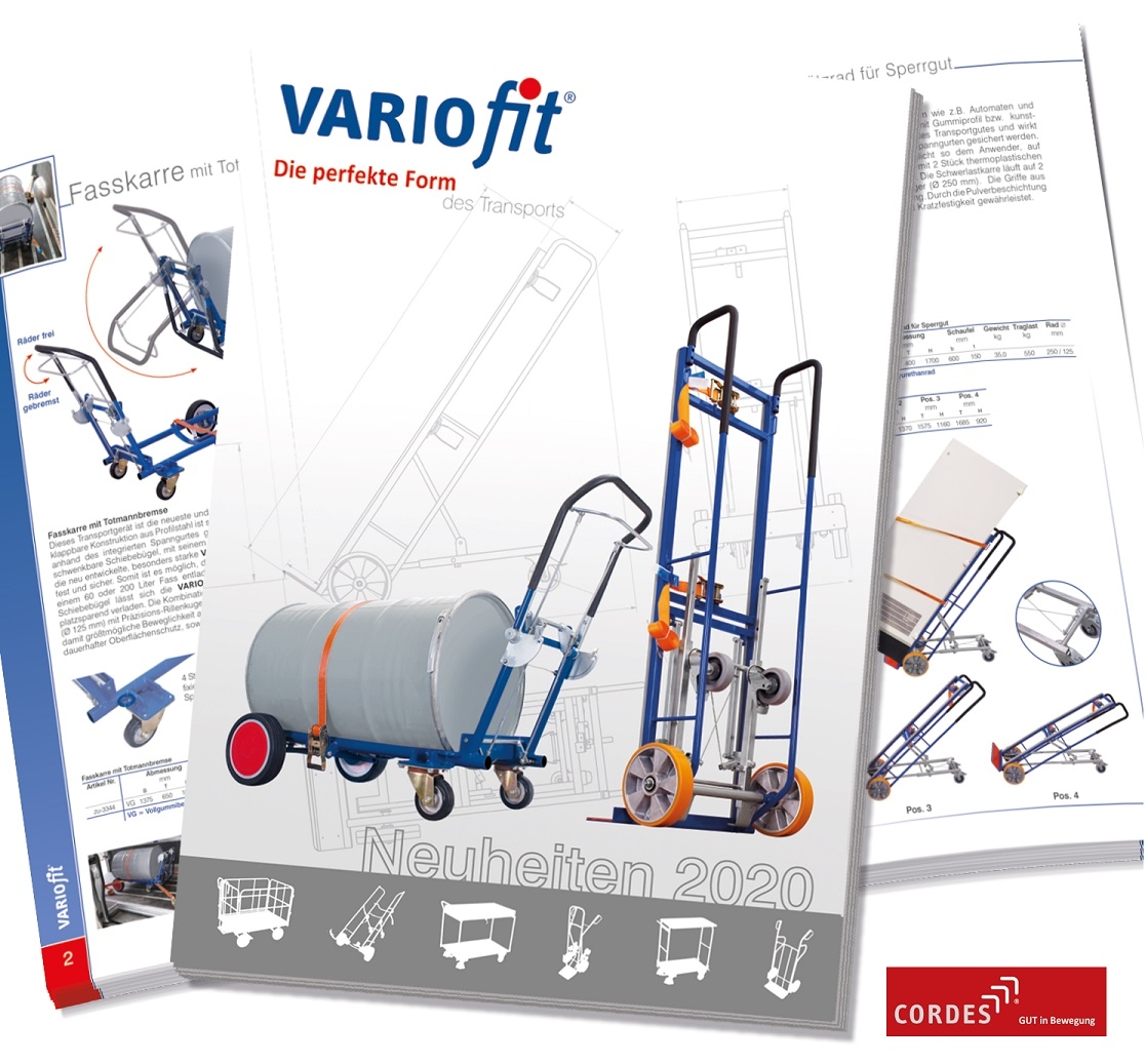 Stahlrohr-Stapelkarre 250 kg Vollgummibereifung Image