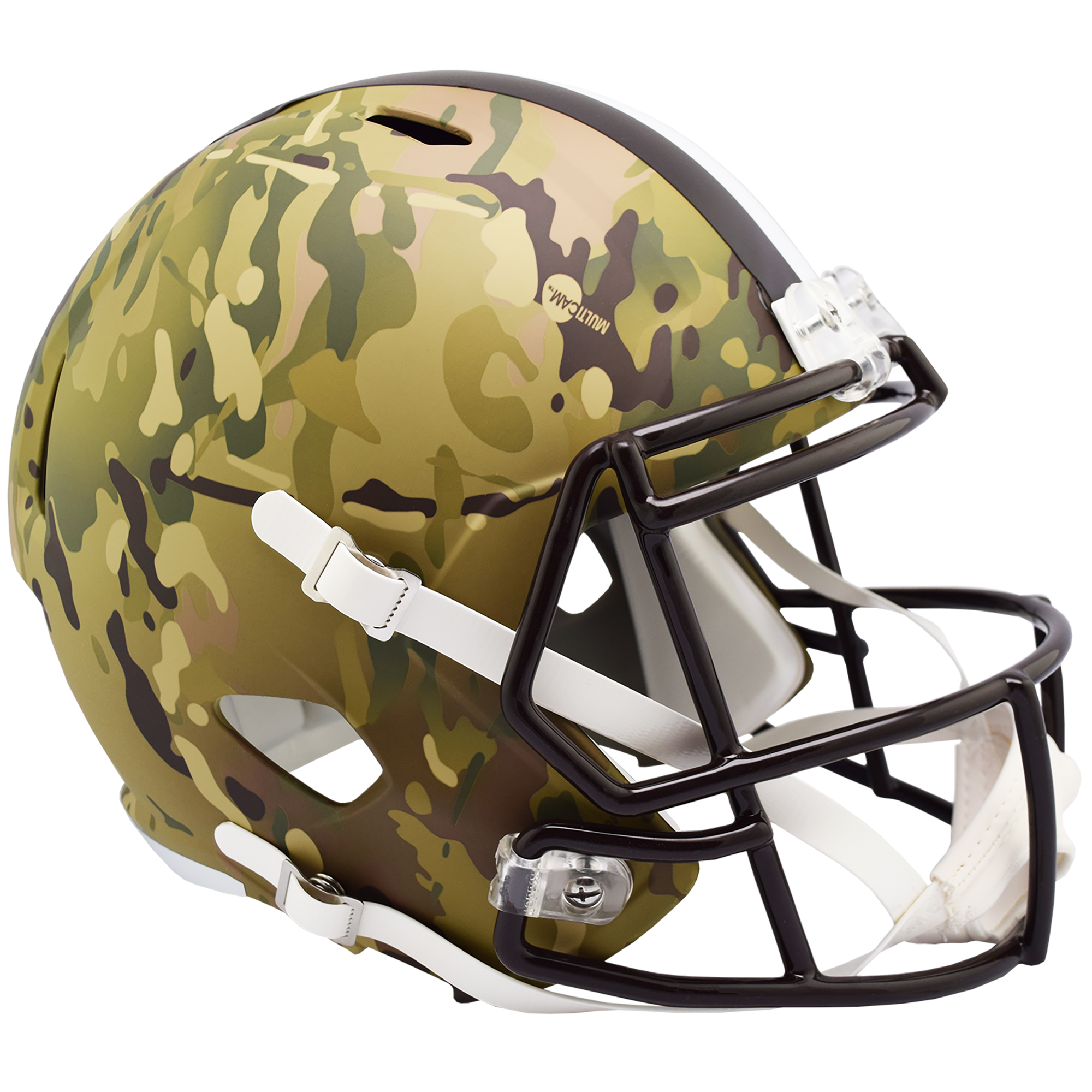 Cleveland Browns Riddell Camo Alternate Revolution Speed Display Footballhelm in Originalgröße Image