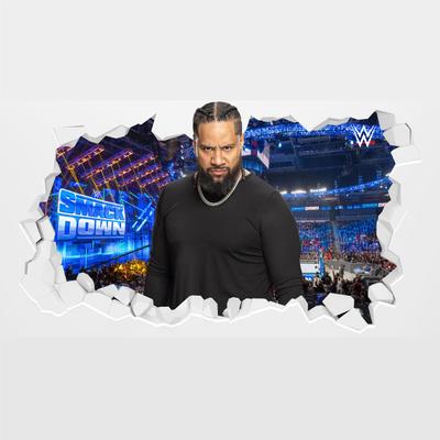 WWE Jimmy Uso Broken Wandaufkleber – 120 cm Breite x 65 cm Höhe Image