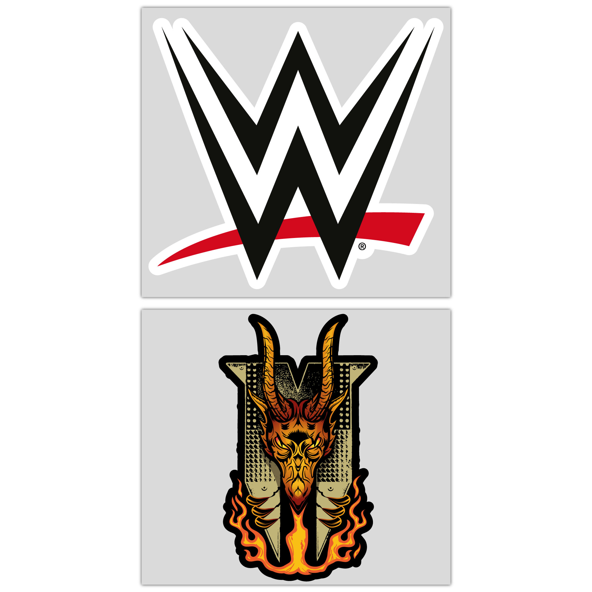 WWE Drew McIntyre Dual-Aufkleber-Set – 2 x 15 cm Image