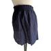 J. Crew Skirts | J. Crew Navy Blue Linen Blend Elastic Waist Mini Skirt Sz 12 Womens | Color: Blue | Size: 12
