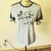 Disney Tops | Disney Mickey Mouse Short Sleeve Crew Neck Top S | Color: Gray | Size: S