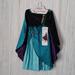 Disney Dresses | Disney Frozen Ii Queen Anna Dress & Cape Costume (Arendelle Crest) Sz 4-6 *Nwt* | Color: Green | Size: 4 - 6