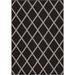 Lewis Diamond Area Rug by Mohawk Home in Black Tan (Size 1'8"X 2'6")