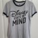 Disney Shirts | Disney Parks T-Shirt Disney State Of Mind Mens Ringer Small Heather | Color: Gray | Size: S