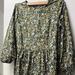 Anthropologie Dresses | Anthropologie Porridge Floral Green Cotton Maxi Dress Small | Color: Green/Tan | Size: S