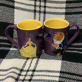 Disney Dining | Disney Beauty & The Beast Coffee Mug Set | Color: Gold/Purple | Size: Os