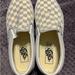 Vans Shoes | Checkered Vans. Gray And Ivory. New, Never Worn (Threw Out The Box) | Color: Gray | Size: 9