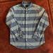 American Eagle Outfitters Shirts | American Eagle Outfitters Men’s Stripped Long Sleeved Button Down Shirt Size M | Color: Blue/Gray | Size: M