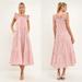 Anthropologie Dresses | Anthropologie English Factory Ruffle Detail Midi Dress Dust Pink Small $100 | Color: Pink | Size: S