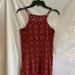 Brandy Melville Dresses | Brandy Melville Small/Medium Dress Red Medallion Print Spaghetti Strap Sun Dress | Color: Red | Size: Mj