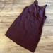 Athleta Dresses | Dark Maroon Purple And Black Athleta Whirlwind Racerback Dress | Color: Purple/Red | Size: M