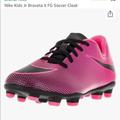 Nike Shoes | Kids Nike Cleats | Color: Black/Pink | Size: 2g