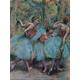 Edgar Degas: Three Dancers (Blue Tutus, Red Bodices). Fine Art Print/Poster. (003771)