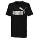 PUMA Kinder T-shirt, Cotton Black, 128 (Herstellergröße: 8 ans)