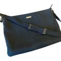 Gucci Bags | Gucci Black Canvas Leather Trim Messenger Briefcase Bag | Color: Black | Size: Os
