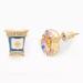 Kate Spade Jewelry | Kate Spade Coffee Break Asymmetrical Stud Earrings | Color: Gold/White | Size: Os