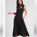 Athleta Dresses | Athleta Sp Costa Midi Dress Black | Color: Black | Size: Sp