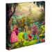 Disney Art | Disney Sleeping Beauty - 8" X 10" Gallery Wrapped Canvas-Thomas Kinkade Decor | Color: Blue/Pink | Size: Os