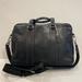 Coach Bags | Coach Mens Collection Black Leather Briefcase Messenger Bag With Shoulder Strap | Color: Black | Size: Os