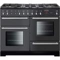 Rangemaster Toledo + TOLP110DFFSL/C 110cm Dual Fuel Range Cooker - Slate - A/A Rated