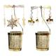 NOLITOY Rotating Candlestick 2pcs Revolving Lantern Candle Holder To Rotate Ornaments Christmas Candle Stand