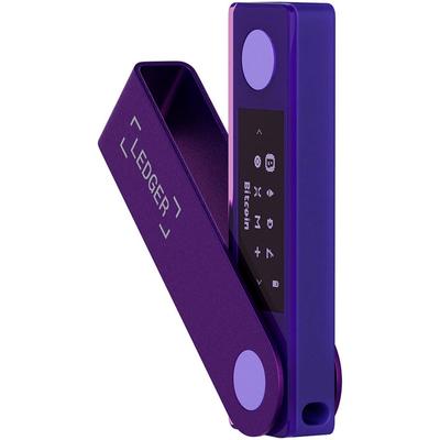 LEDGER Krypto Hardware-Wallet "Nano X" Chipkartenleser lila (purple amethyst)