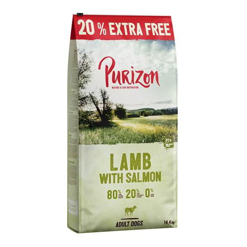 14,4 kg Lamm mit Lachs Purizon Trockenfutter Hund