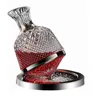 Decanter per vino Spinning Crystal Red Wine Decanter Carafes 360 ° Decanter rotanti bicchiere di