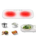 Electric Warming Plate Food Warmer Hot Placemat Portable Hot Plate Placemat Electric Server Warming