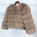 2023 vera pelliccia di volpe cappotto invernale giacca donna pelliccia di volpe naturale capispalla