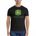 Maglietta con Logo da uomo John Tools Deeres vestiti in cotone impressionante manica corta O collo