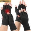 Gants de compression arthriquement en cuivre pour hommes et femmes gants de compression sans doigts
