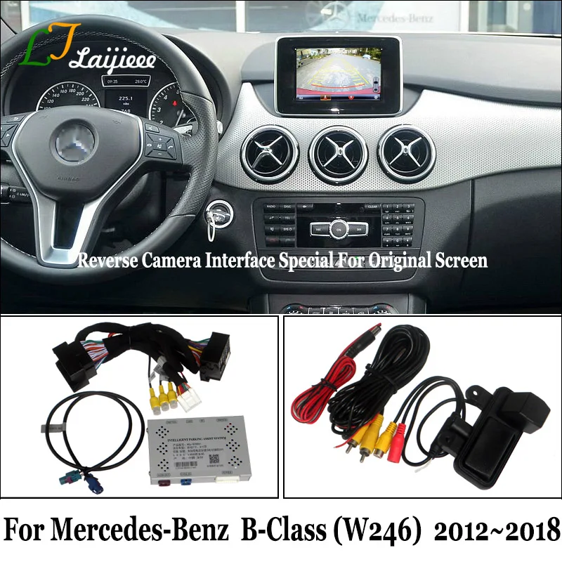 Für Mercedes Benz B Calss W246 2012 ~ 2018 Reverse Kamera Kit / HD Rück Backup Parkplatz Kamera Mit Interface update OEM Bildschirm Image