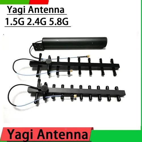 Yagi-Antenne 900m 1 2g 1 5g 2 4g 5 8g Richtantennen für 2 4 GHz WLAN GPS Beidou 5 8 GHz Drohne