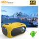 M24 Mini 4K HD LED Projector Android 11.0 Bluetooth WIFI 6.0 BT5.0 1920*1080P Home Cinema Auto Focus