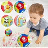 Palline sensoriali per bambino morbido tessuto presa a mano palla giocattoli sensoriali sonagli per