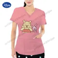 Disney Pocket V-Neck Comfort Anime T Shirts Women Tops for Women 2023 Women's T-shirt Woman Clothes