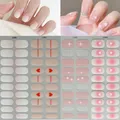 Collection d'autocollants pour nail art nickel é à la mode enveloppes de bande de vernis à ongles