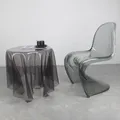 Chaise de salle à manger en plastique acrylique créatif nordique chaise fantôme tabouret en