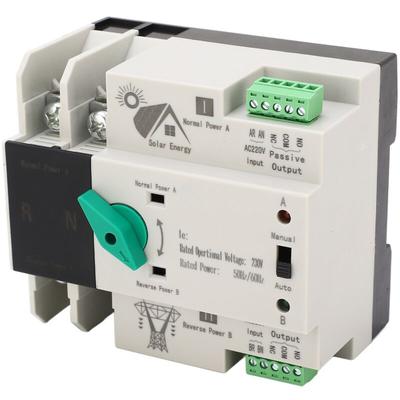Eosnow - Dual Power Automatischer Transferschalter 2P Millisekunde Schnellschalt-Timing-Controller Image