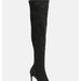 London Rag Madman Over-The-Knee Boot - Black - US-8 / UK-6 / EU-39