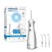 Waterpik Cordless Pearl Rechargeable NG01 Portable Water Flosser for Teeth Gums Braces Care and Travel with 4 Flossing Tips ADA Accepted Charger May Vary WF-13 White