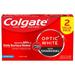 Colgate Optic White Charcoal NG01 Whitening Toothpaste Cool Mint Enamel-Safe with Fluoride 2 Pack 4.2oz Tubes