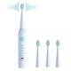 DHMXDC Sonic Electric Toothbrush NG01 for Kids and Adults 5 Modes with 2 Min Build in Timer Ultrasonic Toothbrush with 4 Brush Heads Charging Power Toothbrush
