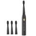 Blekii Clearance Soft Bristle Electric Toothbrush Rechargeable Waterproof Electric Toothbrush Gift Set for Men and Women Electric Toothbrush Black