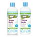 Kids Bubble Bath by NG01 Boogie Soothing Vapor Bubble Bath Made with Plant and Oat Extracts Natual Essential Oils Mint Eucalyptus 18 oz Pack of 2